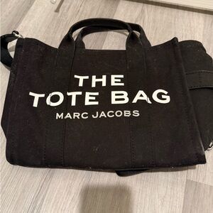 Marc Jacobs Black Canvas Tote Bag